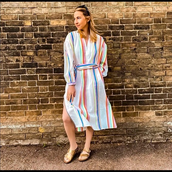 Lemlem X H&M  Midi length Kaftan Dress - Picture 10 of 16